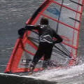 Step 5 instruction for Lay Down Jibe